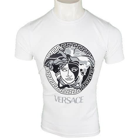 camiseta versace hombre rebajas|camisas versace para hombre.